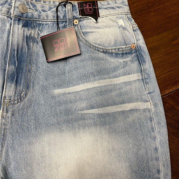 NoBo women’s jeans size 17 wide leg distressed NWT - Picture 5 of 14